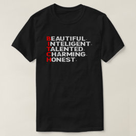 Lustigt och humoristiskt Rude Vuxen Girl Power Gif T Shirt