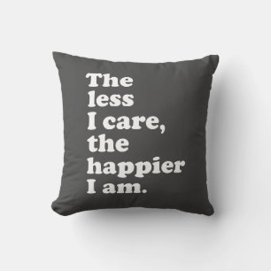 Lustigt och inspirerande Sarkastic Attitude Quote Kudde