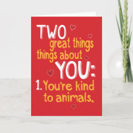 Lustigt och lätt Naughty Valentine Day Card Helgkort