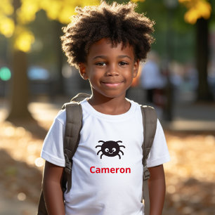 Lustigt och Personlig Spider med Namn T Shirt