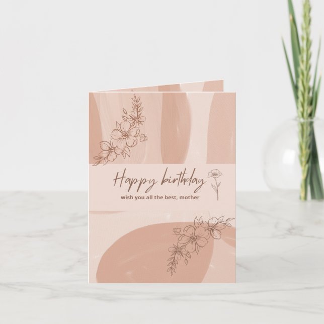 Lustigt och rörande Dikt för Morsa födelsedagsvyko Kort (Framsida)