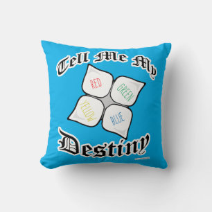 Lustigt och Snarky Fortuneteller Nostalgia Design Kudde