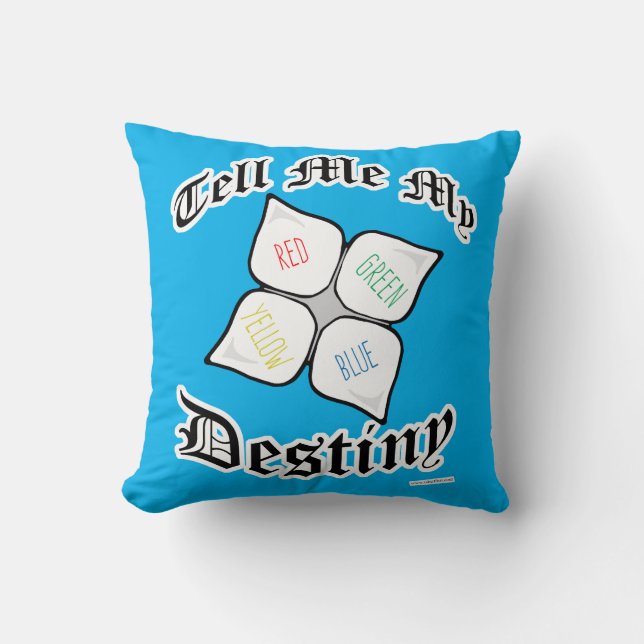Lustigt och Snarky Fortuneteller Nostalgia Design Kudde (Framsida)