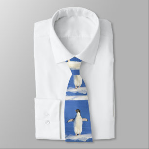 Lustigt och söt liten baby penguin slips