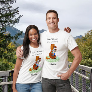 Lustigt och söt ponny med baby - Babyvvakt T Shirt