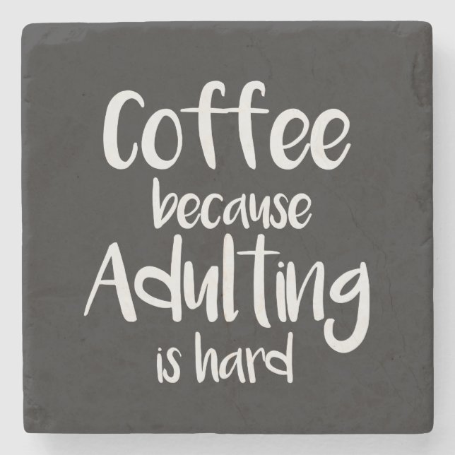 Lustigt och sött kaffe underlägg (Framsidan)