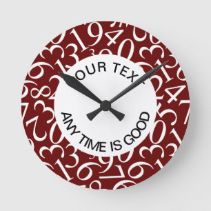 Lustigt Office Wall Clocks-arbetstid Humor Rund Klocka