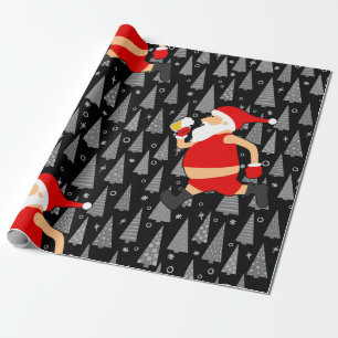 lustigt öl jultomten presentpapper