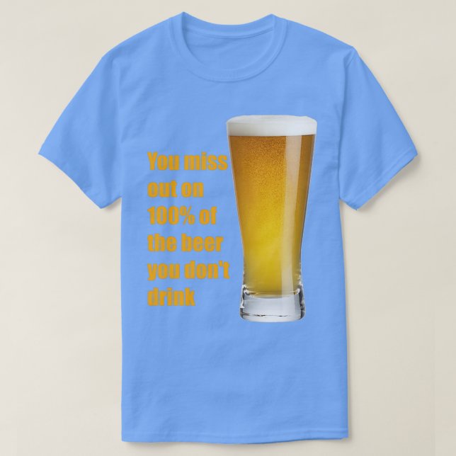 Lustigt ölcitat t shirt (Design framsida)