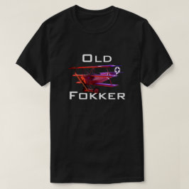 Lustigt "Old Fokker" T Shirt