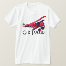Lustigt "Old Fokker" T Shirt