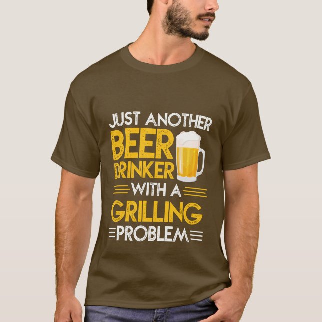 Lustigt öldrickande ord art t shirt (Framsida)