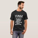 Lustigt om det förlorade argumentet börjar korrige t shirt<br><div class="desc">Om du förlorar ett argument, börja korrigera grammatiken. Lärare i engelska, undervisningsprofessor. Den här coolan och roligten är underbar för student, upphovsman, författare eller redaktör som inte har råd att göra grammatikmisstag. Perfekt för lärardagen. Underbar julklapp och födelsedagspresent för dem som kärlek humor, sarkasm, skämt och vittio pun. Bakgrunden till...</div>