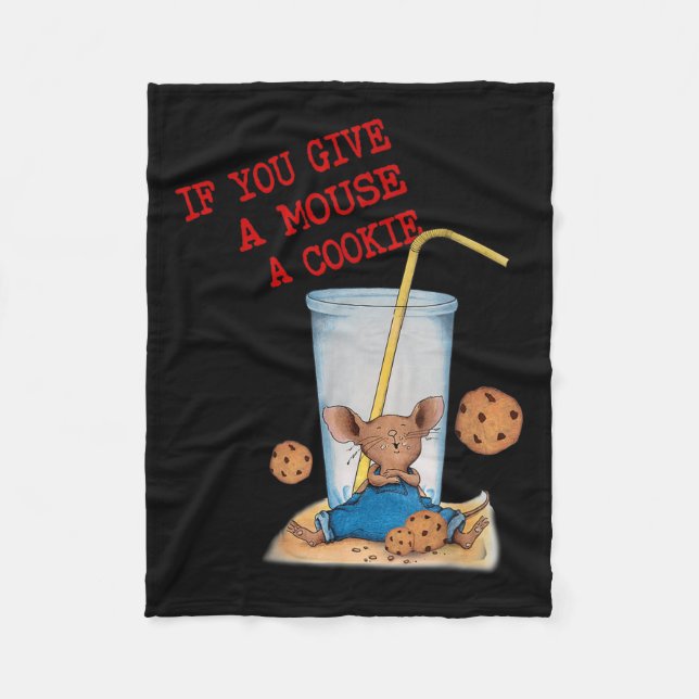 Lustigt om du Ge använder en Cookie Costume Birthd Fleecefilt (Framsidan)