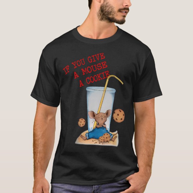 Lustigt om du Ge använder en Cookie Costume Birthd T Shirt (Framsida)