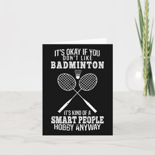 Lustigt om du inte gillar Dminton Kort (Framsida)