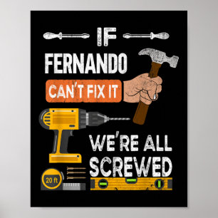 Lustigt om Fernando Cant korrigerar det kan Handym Poster