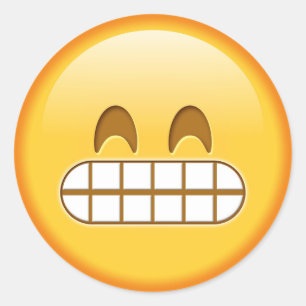 Lustigt omogna etiketter från emoji