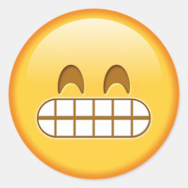 Lustigt omogna etiketter från emoji