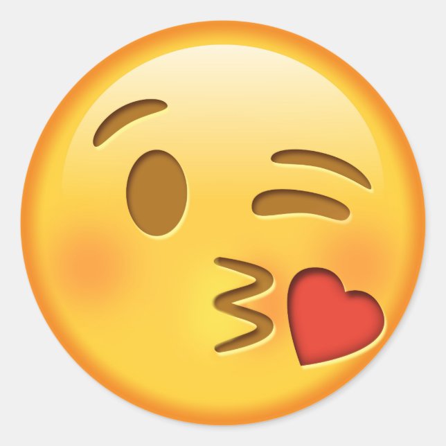 Lustigt omogna etiketter från emoji (Framsida)