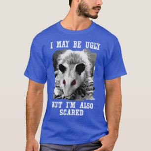 Lustigt opossum citerar jag kan vara ful, men han t shirt