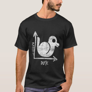 Lustigt optisk Illusion Gift Idea Anka eller kanin T Shirt