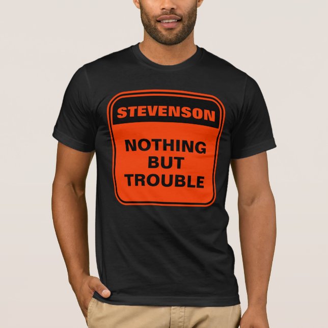 Lustigt orange av personlig bara problem t shirt (Framsida)