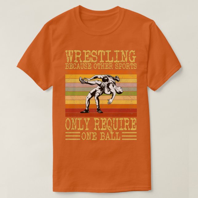 Lustigt ordspråk för Professionell Wrestler 3 T Shirt (Design framsida)