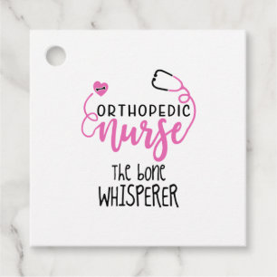 Lustigt Orthopedic Nurse citerar benviskaren - Gåvor Etiketter