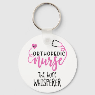 Lustigt Orthopedic Nurse citerar benviskaren - Nyckelring