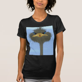 Lustigt Ostrich George och Cute Ladybug T Shirt