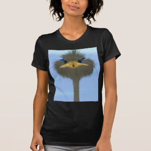 Lustigt Ostrich George och Cute Ladybug T Shirt