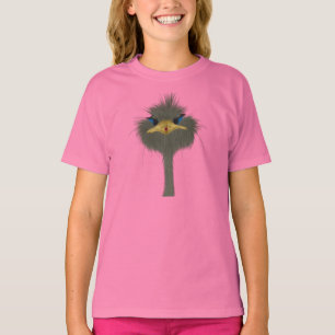 Lustigt Ostrich George och Cute Ladybug T Shirt