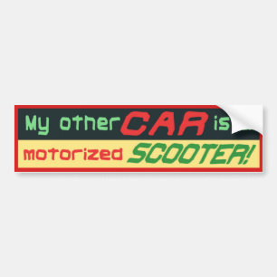 Lustigt över Backe Bumper Sticker. Bildekal