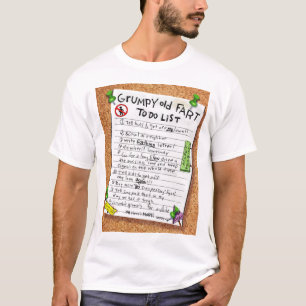 Lustigt över Backe födelsedagskorgen - Gammal ko T Shirt