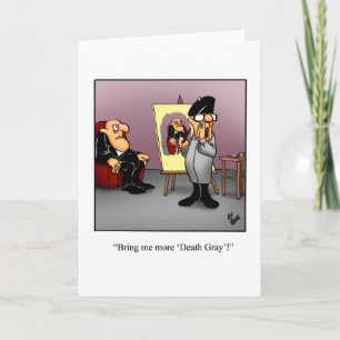 Lustigt över födelsekortet Backe Humor Kort