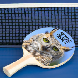 Lustigt överraskad, vacker Underbar hornsklubb Ugg Pingisracket