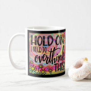 Lustigt övertänkare Cute Kaffemugg