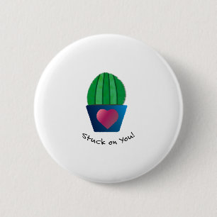 Lustigt på dig Cactus Knapp