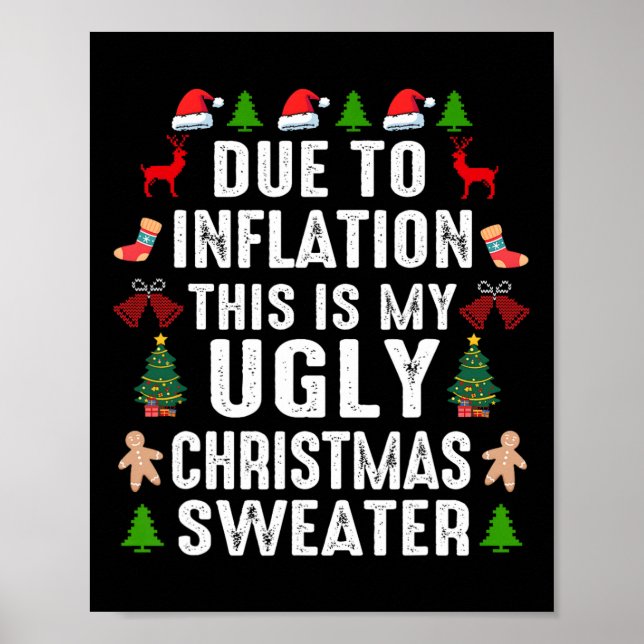 Lustigt på grund av inflation, läcker julsötare fö poster (Framsidan)