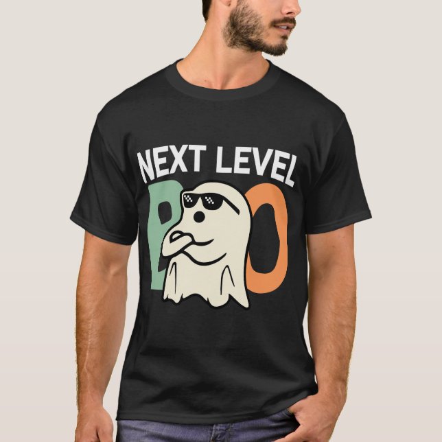 Lustigt på nästa nivå, boo Funny Boo Ghost Matchin T Shirt (Framsida)