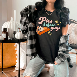 Lustigt "Paj Före killar" Thanksgiving T-Shirt