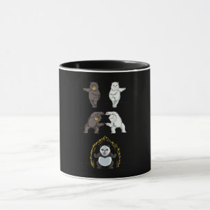 Lustigt Panda Cute Polar Bear Animal Lover Mugg
