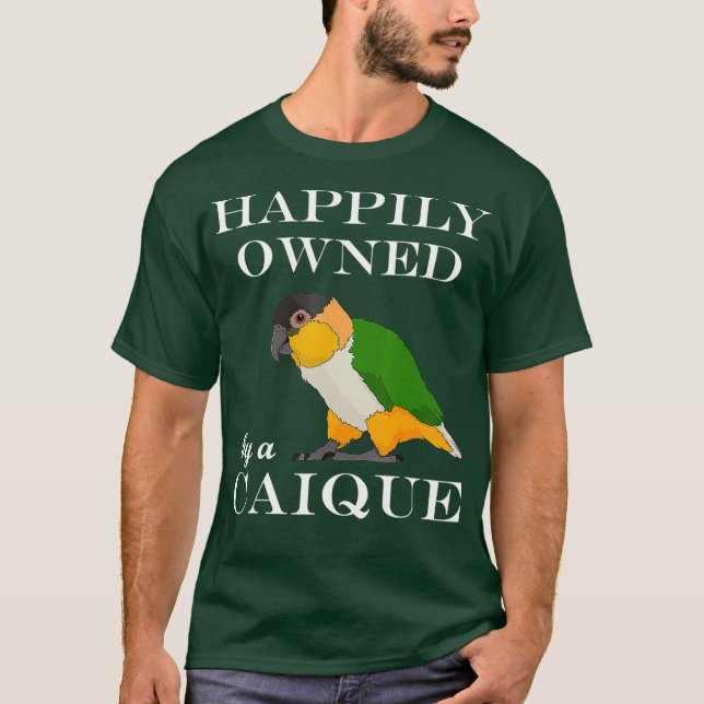 Lustigt papegojägare som ägs av en kaik t shirt (Framsida)