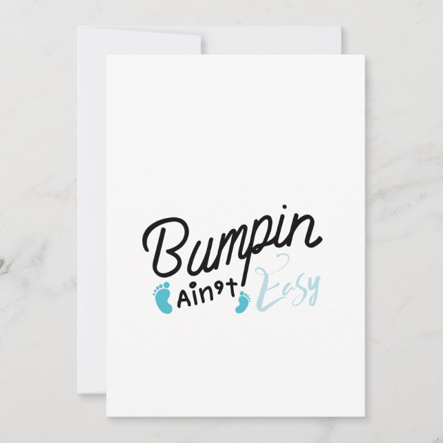 Lustigt Pappa att bli Gravid Moderskap förväntar s Meddelande (Framsida)