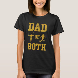Lustigt Pappa i båda Gymnastiksotarerna Sport Papp T Shirt