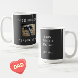 Lustigt Pappa Joke "Detta är ingen borr" Fars dag Kaffemugg