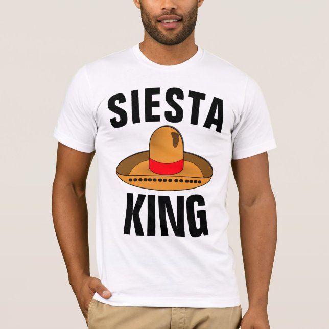 Lustigt PAPPA SIESTA (NAP) KUNG T-shirts (Framsida)