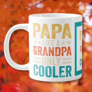 Lustigt "Pappa som en farfar-Endast-kylare" Jumbo Mugg