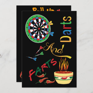 Lustigt pappa som ska visas - mörka och stötfångar inbjudningar